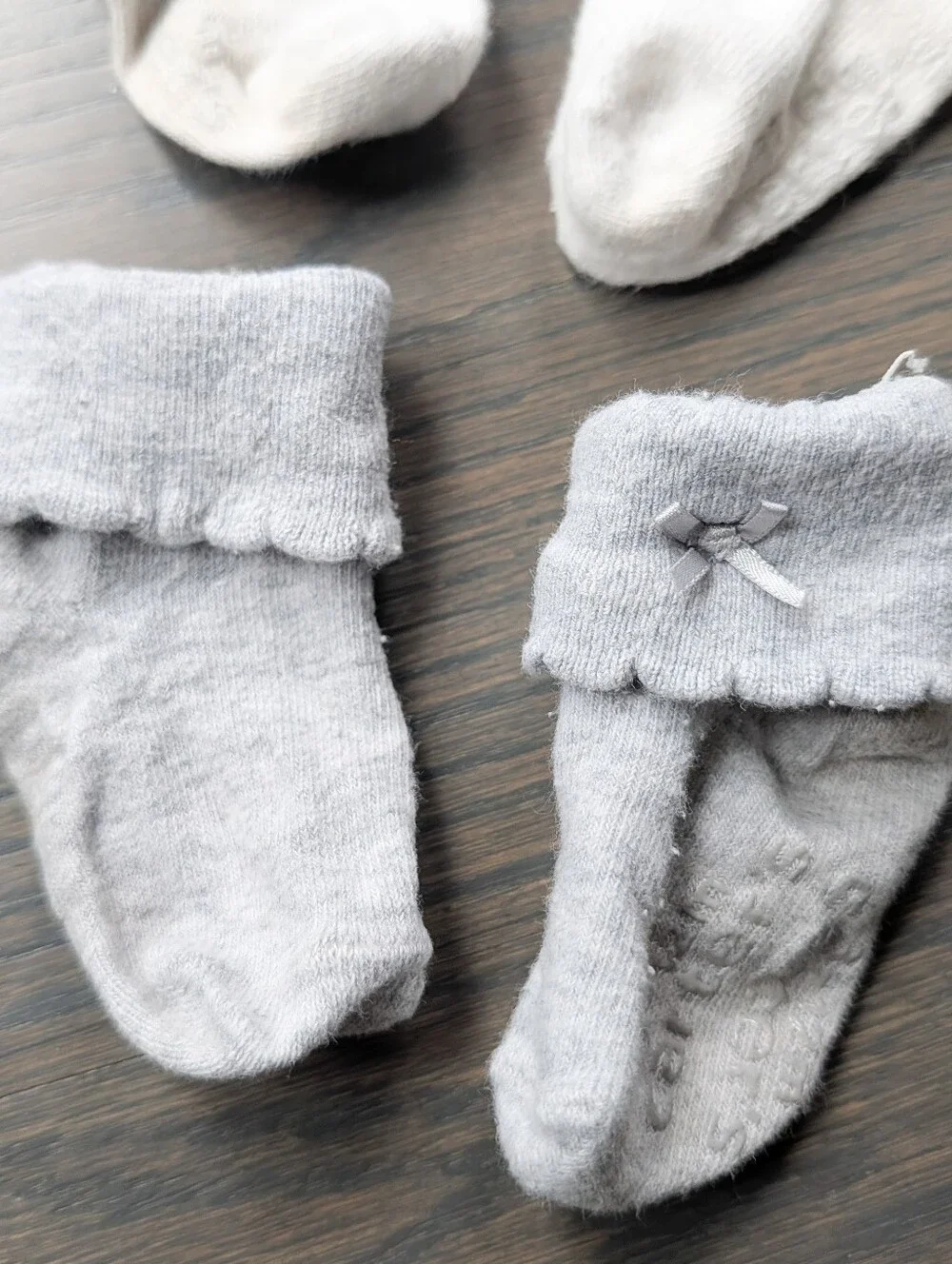 Baby Girls Socks, 4 Pairs, 3-12 Months